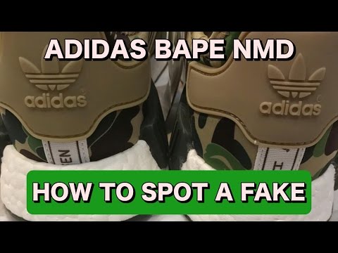 REAL VS FAKE BAPE NMD | How To Spot Fake/Replica NMD's