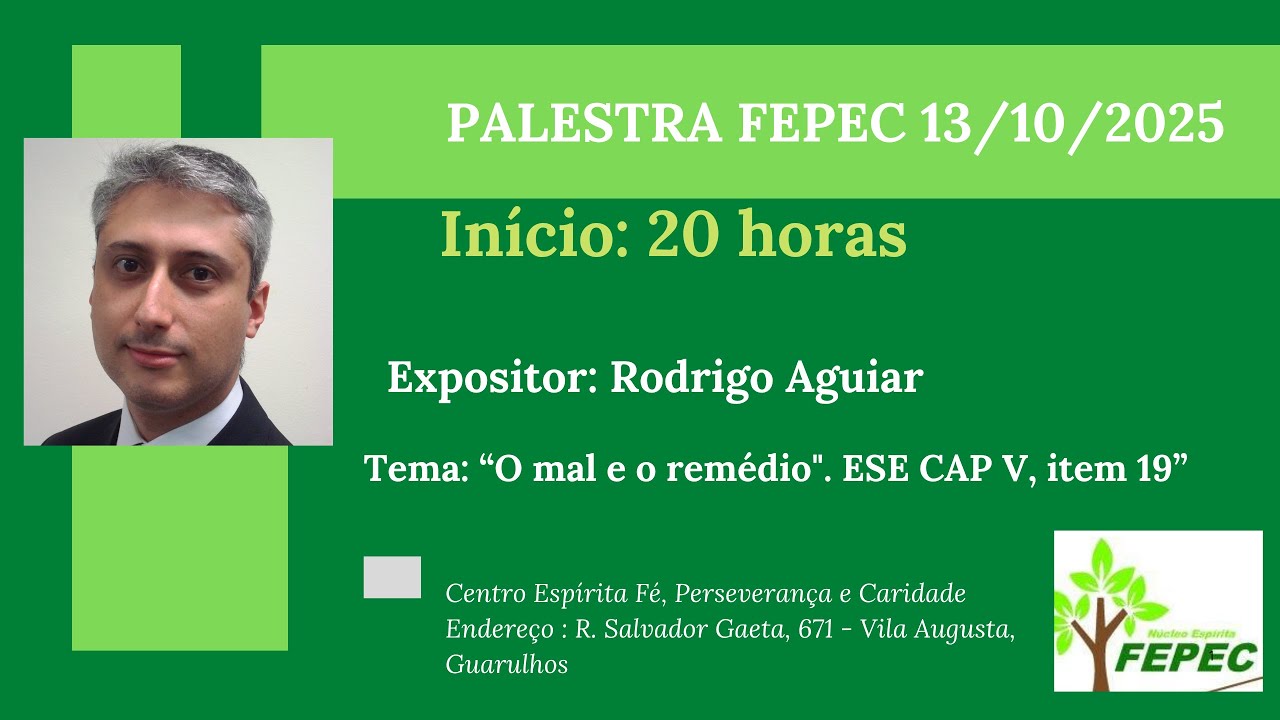 Palestra FEPEC 13/10/2025 - Rodrigo Aguiar