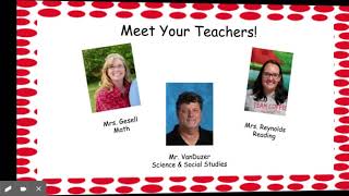 Fourth Grade Virtual Open House