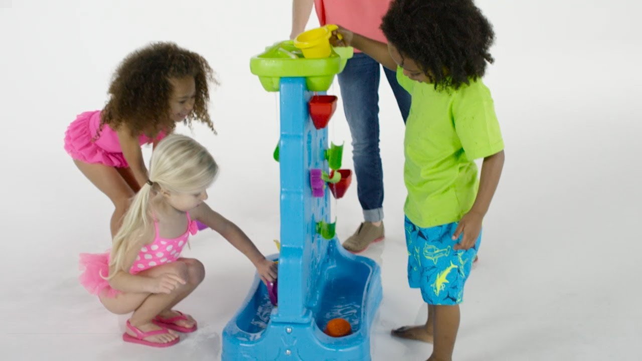 Step2 Rise & Fall Table d'eau avec balles - Table de Jeu Enfant a Eau avec 10