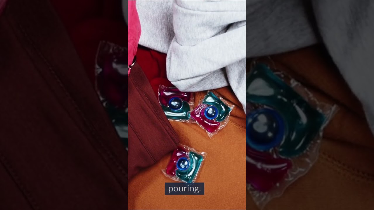 Laundry detergent soap pods