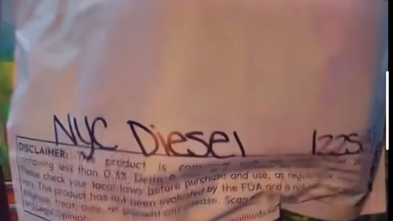 half pound hemp nyc diesel from thca small buds 8.4/10 