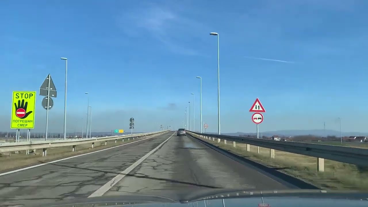 Lepote Srbije, voznja, autoput Nis - BG, Jagodina - Velika Plana, srecna NG