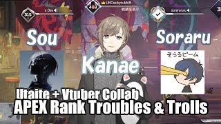 [ENG SUB] Kanae, Sou, and Soraru and Their APEX Struggles [Nijisanji]