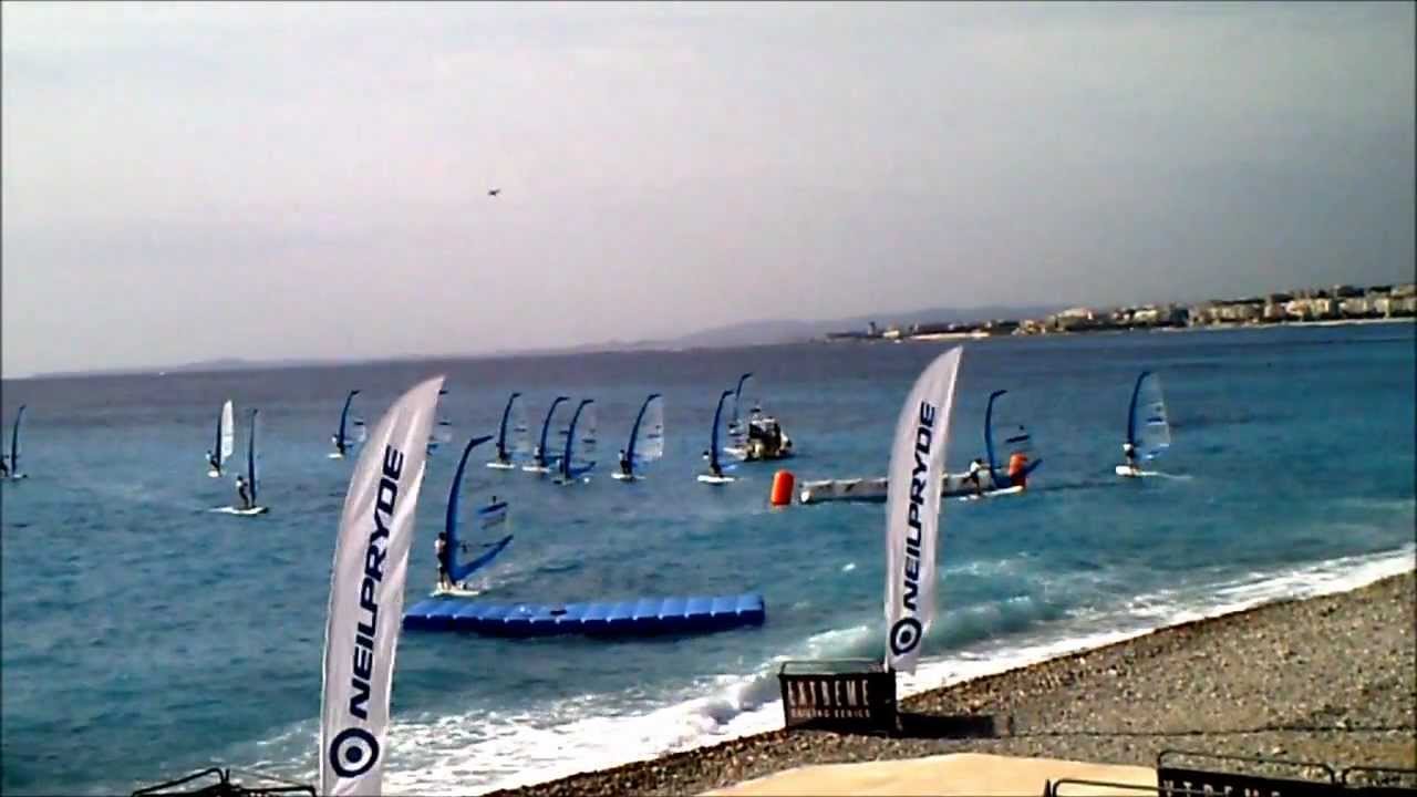Extreme Sailing windsurfing Nice French Riviera 2012 YouTube