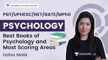Best Books of Psychology and Most Scoring Areas | PGT/UPHESC/NET/GATE/MPhil | Hafsa Malik