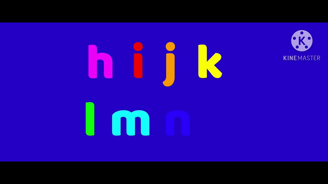 My Version Of The English Alphabet Song (Part 1) - YouTube
