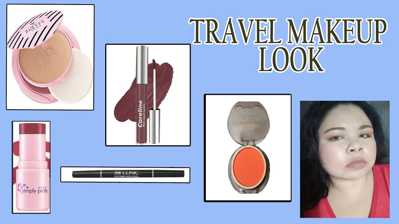 MY TRAVEL MAKEUP LOOK GLAMbySTEPHY YouTube