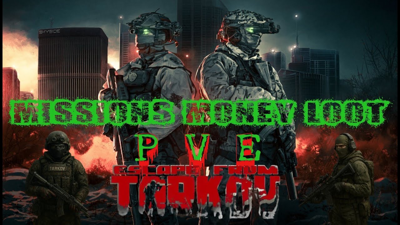 Tarkov | Best Extraction Shooter | Lone Wolf PVE Missions Money Loot | 