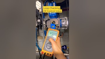 Loop Checking of Control Valves #loopchecking #ytshorts #controlvalve