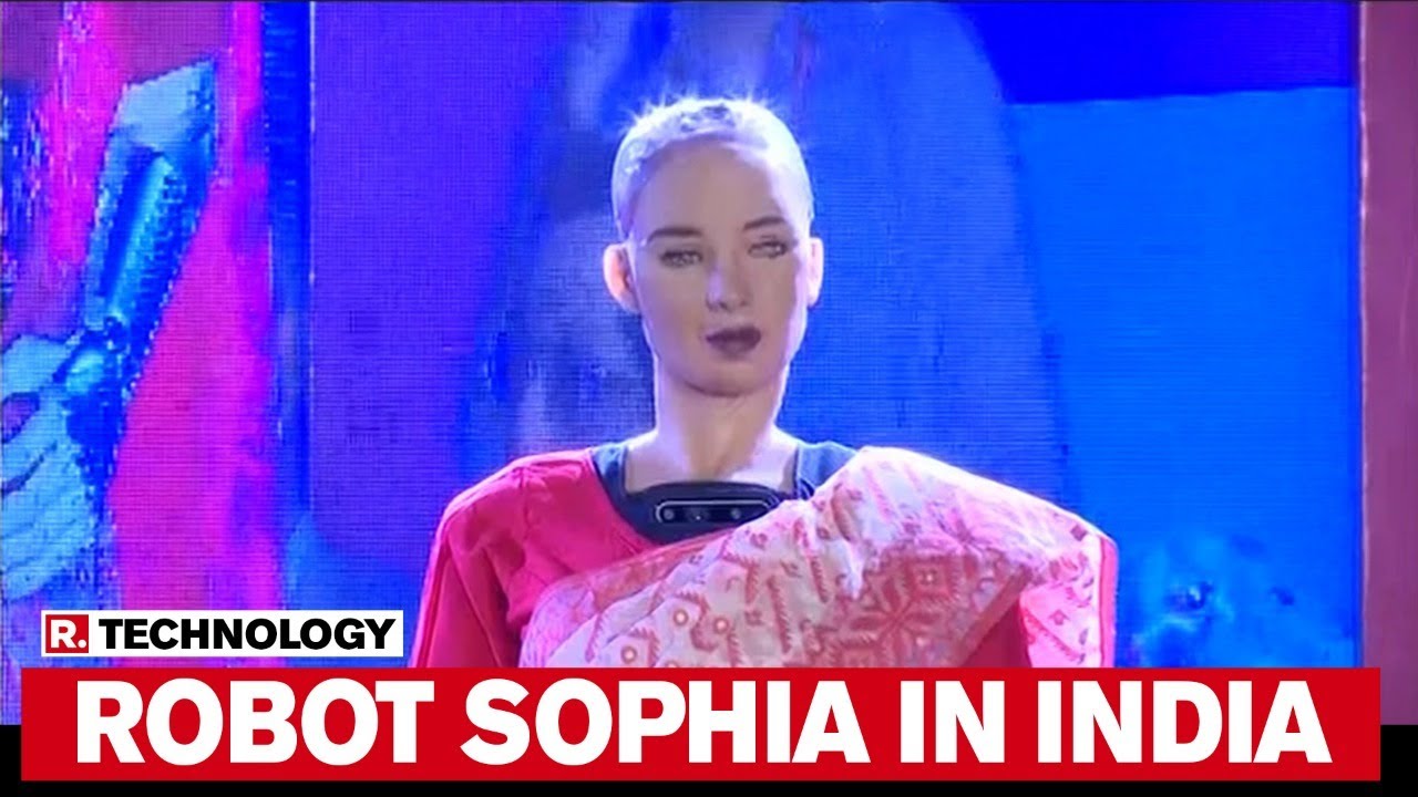 India Welcomes Sophia For The Session In Kolkata - YouTube