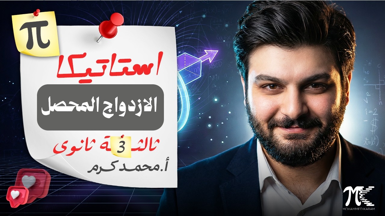 الازدواج المحصل- استاتيكا - الصف الثالث الثانوى - م/ محمد كرم عبدالله - 2026