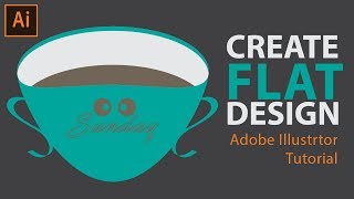 Flat Design Illustration - Illustrator Tutorials (Pot Design)