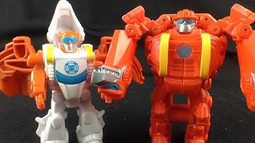 Hasbro Transformers Rescue Bots Roar and Rescue Blades and Heatwave