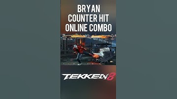 Bryan Counter Hit Online Combo #tekken8 #bryan