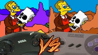 Sega Genesis Vs Super Nintendo - Virtual Bart