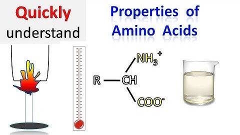 Properties of amino acids
