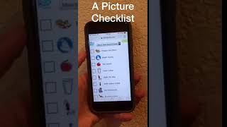 Picture Checklist on a Mobile Phone