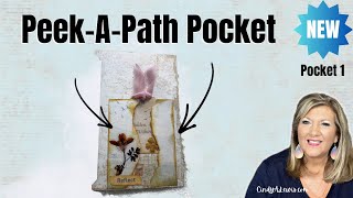 Peek-A-Path Pocket 👀 A Fun Interactive Junk Journal Pocket Idea
