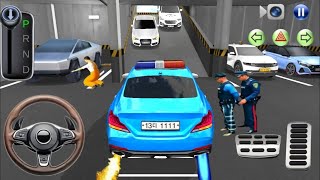 New blue Mercedes Car Parking 3D Game | Fun Driving Adventure screenshot 5