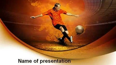 World Cup Of FIFA PowerPoint Template by PoweredTemplate.com