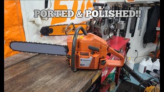 Ported Husqvarna 61 Chain Saw