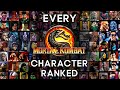 All 99 mortal kombat characters ranked