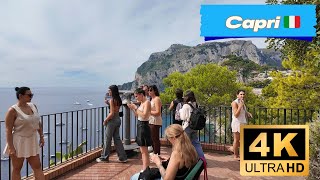 Capri Island 🇮🇹 🏝️ 4K Walking Tour
