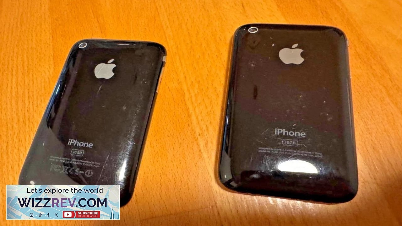 2 Apple iPhone 3G A1241 Smartphone Black 16GB Parts OR REPAIR UNTESTED ...