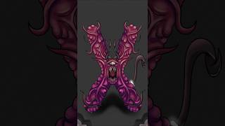 🎨 Desenhando a letra "X" como se fosse um monstro [Arte digital] #arte #anime #comodesenhar