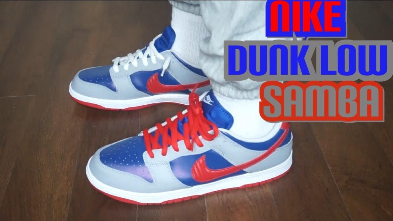 How To Style Nike Dunk Low Samba + Review + On - YouTube