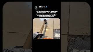 La Diferencia Entre una Baldosa Bien y Mal Colocada 🔨🧱
