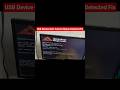 USB Device Over Current Status Detected Fix