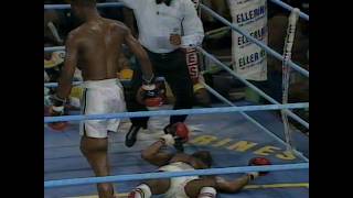 Luvuyo Mdiniso vs. Mzwandile Somthunzi. Junior Featherweights. Left Hook KO! South Africa. 1992.
