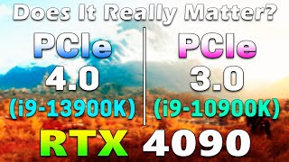 PCIe 4.0 vs PCIe 3.0 | RTX 4090 24GB | PC Gaming Benchmark Tested