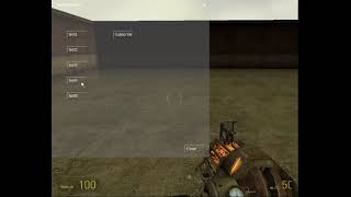 Half-Life 2: Vgui Menu Test