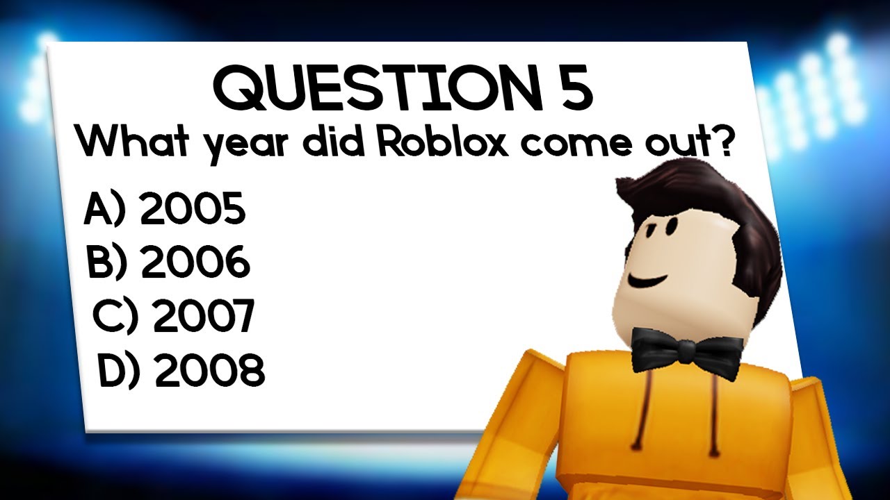 Are You A Roblox Expert Find Out Youtube - when did roblox come out