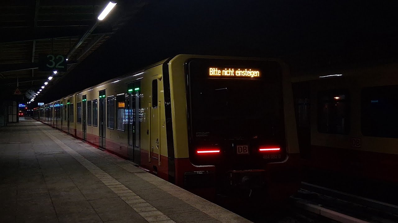 Aussetzer Mitfahrt in der S85 von Treptower Park nach Oranienburg