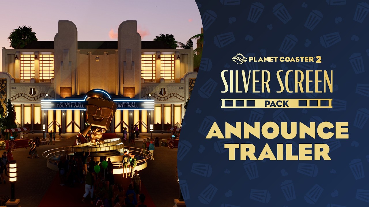 Planet Coaster 2 : Silver Screen Pack arrivera le 19 août sur PC, PlayStation 5 et Xbox Series X|S