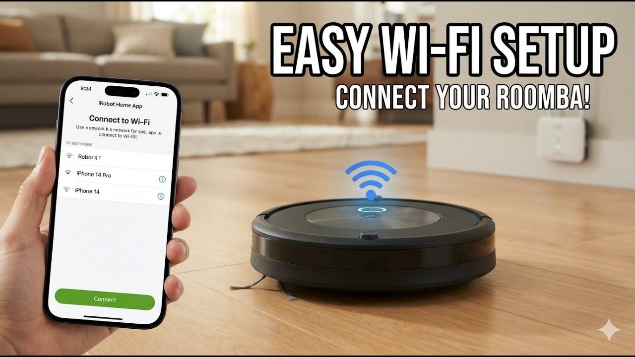 How to Connect iRobot to Wi Fi Add iRobot Roomba Vacuum Robot to