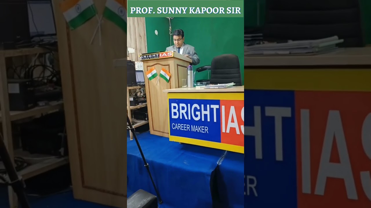 Prof. Sunny Kapoor Sir- Top UPSC Educator at Bright Career Maker IAS Academy
