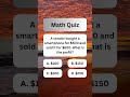 Basic Math Test 754 #maths #mathproblems #shorts #decodethepuzzle #mathfun #riddlejourney #quiz