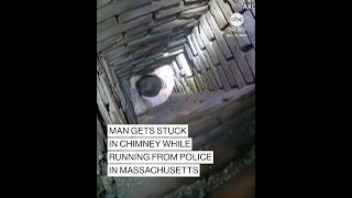 Man's 'Santa antics' get him stuck in chimney while running from police
