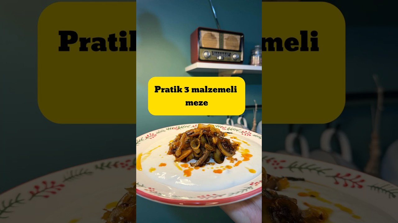 Pratik 3 malzemeli meze #keşfet #nostalgia #yemek #mezetarifleri #mezeçeşitleri  #yemektarifleri