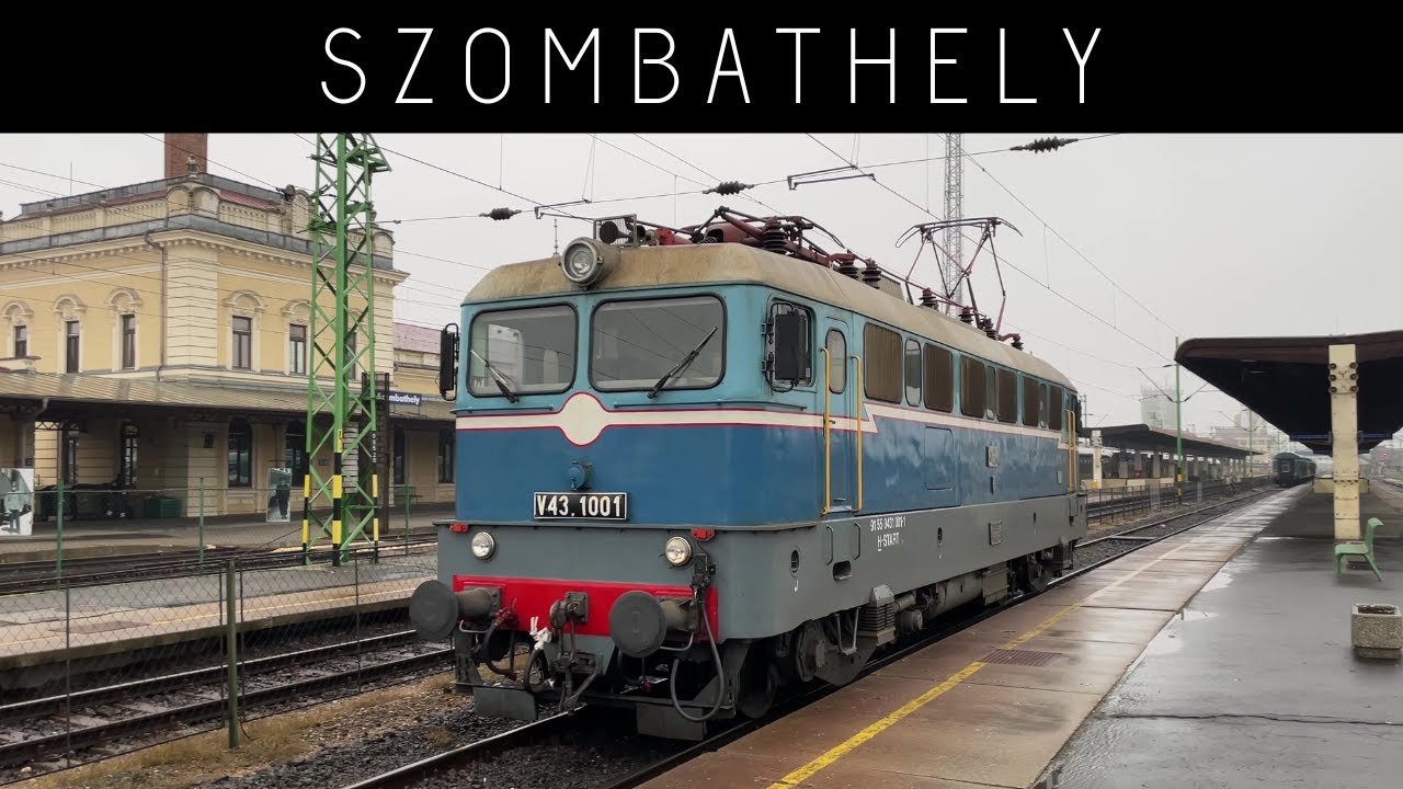 Vonatforgalom Szombathelyen/ Trains in Szombathely (4K UHD)