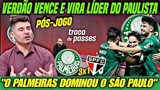 💥 PALMEIRAS É LÍDER DO PAULISTÃO! VERDÃO AMASSOU O SÃO PAULO! PÓS-JOGO 3X1 PARA O PALMEIRAS  screenshot 5