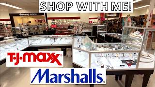 JEWELRY AT TJ MAXX & MARSHALLS SHOP WITH ME | necklaces, rings, purse charms, new arrivals