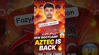 TG Aztec Matter AGAIN 😱 FozyAjay Reaction SHOCKING 🤯 TG Esports  🖤🧿