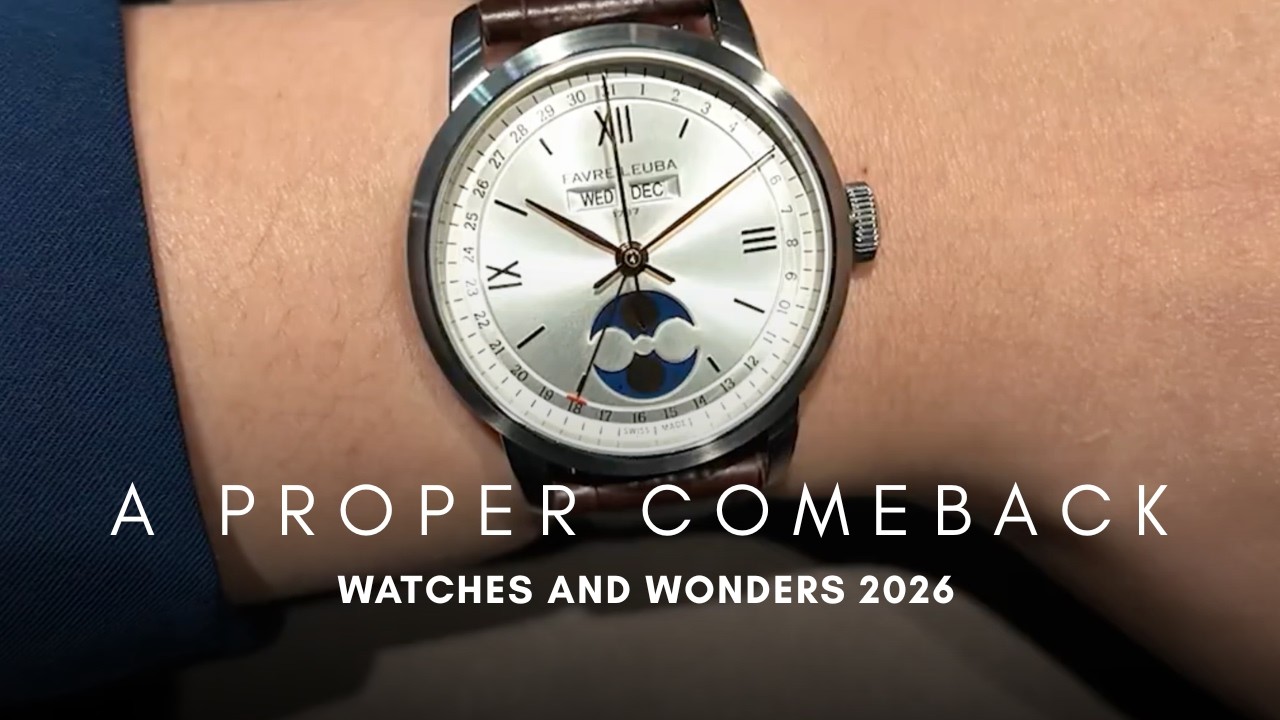 Favre Leuba at Watches & Wonders 2026 with Patrik Hoffmann, CEO & Chairman of Favre Leuba - YouTube - Revolution Watch
