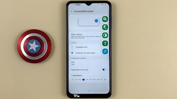Accessibility button on Samsung A04s Android 13
